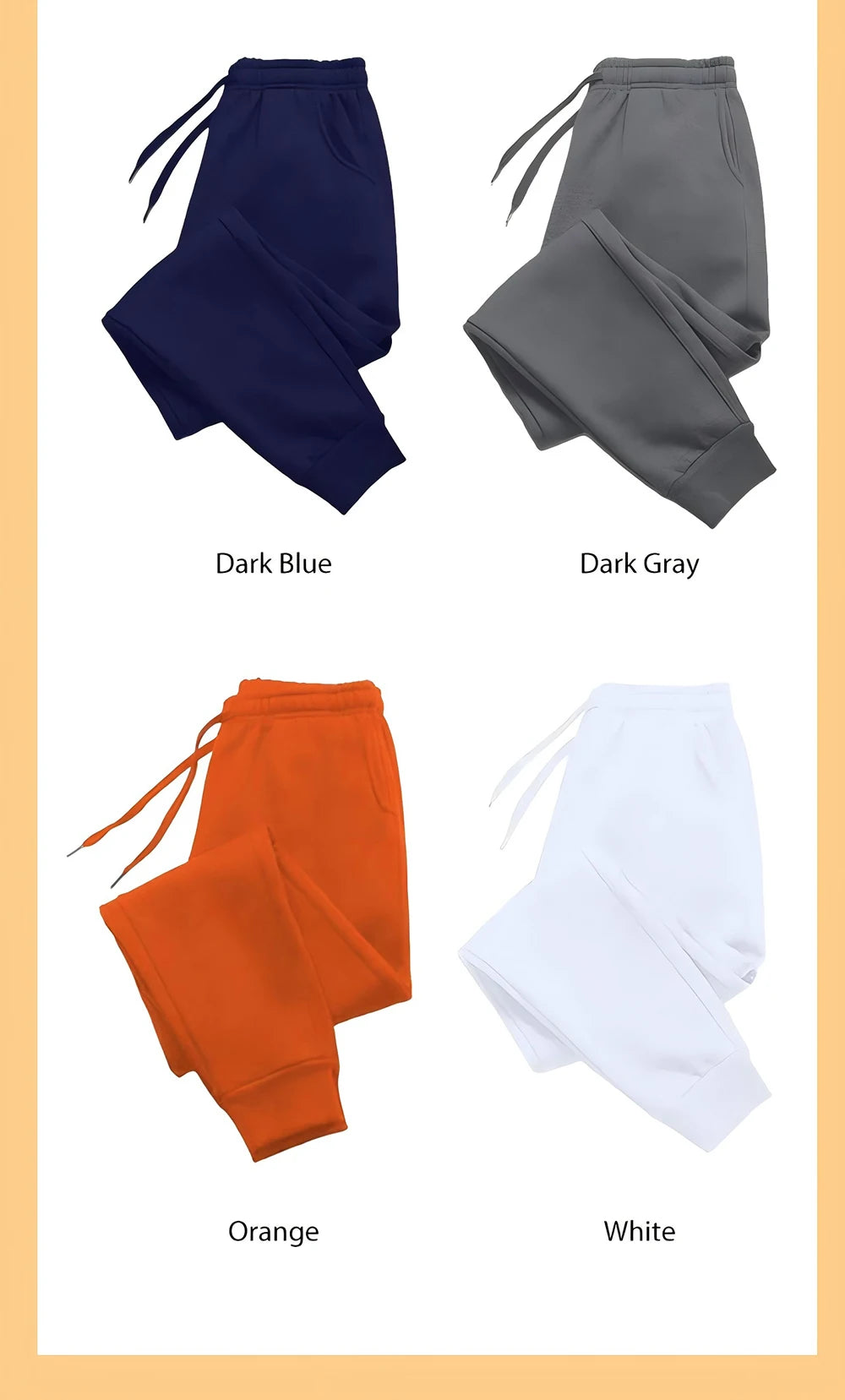 Fleece-Lined Jogger Sweatpants