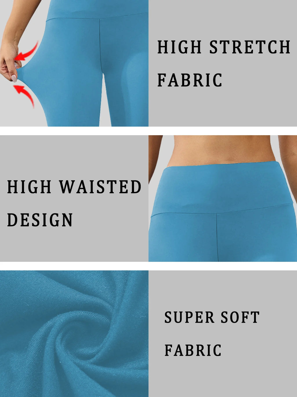High-Waist Tummy Control Capri Leggings